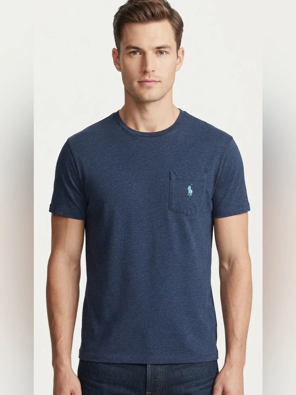 Polo by Ralph Lauren Men's Navy Pocket T-Shirt Size XL